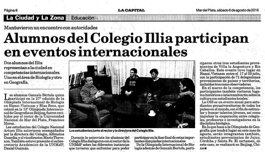 nota diario Illia